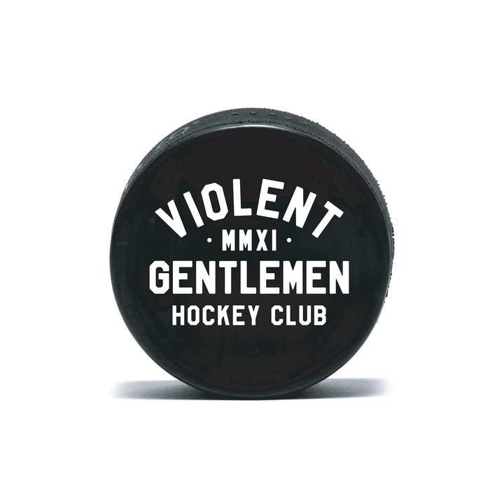 Hockey Loyalty Hockey Puck - - Accessories - Violent Gentlemen Hockey Lifestyle | Built by Fans for Fans | Perfect Gift for hockey fan or hockey players that live in the hockey culture