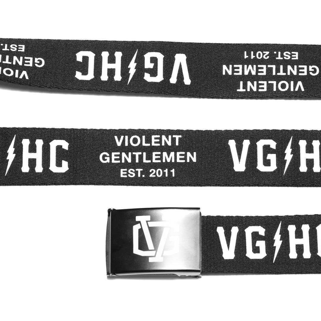 Monogram Web Belt -  - Accessories - Violent Gentlemen