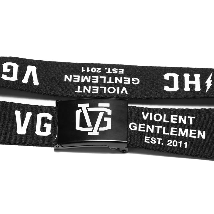 Monogram Web Belt -  - Accessories - Violent Gentlemen