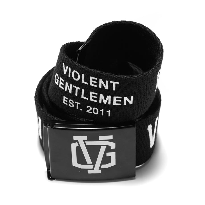 Monogram Web Belt -  - Accessories - Violent Gentlemen