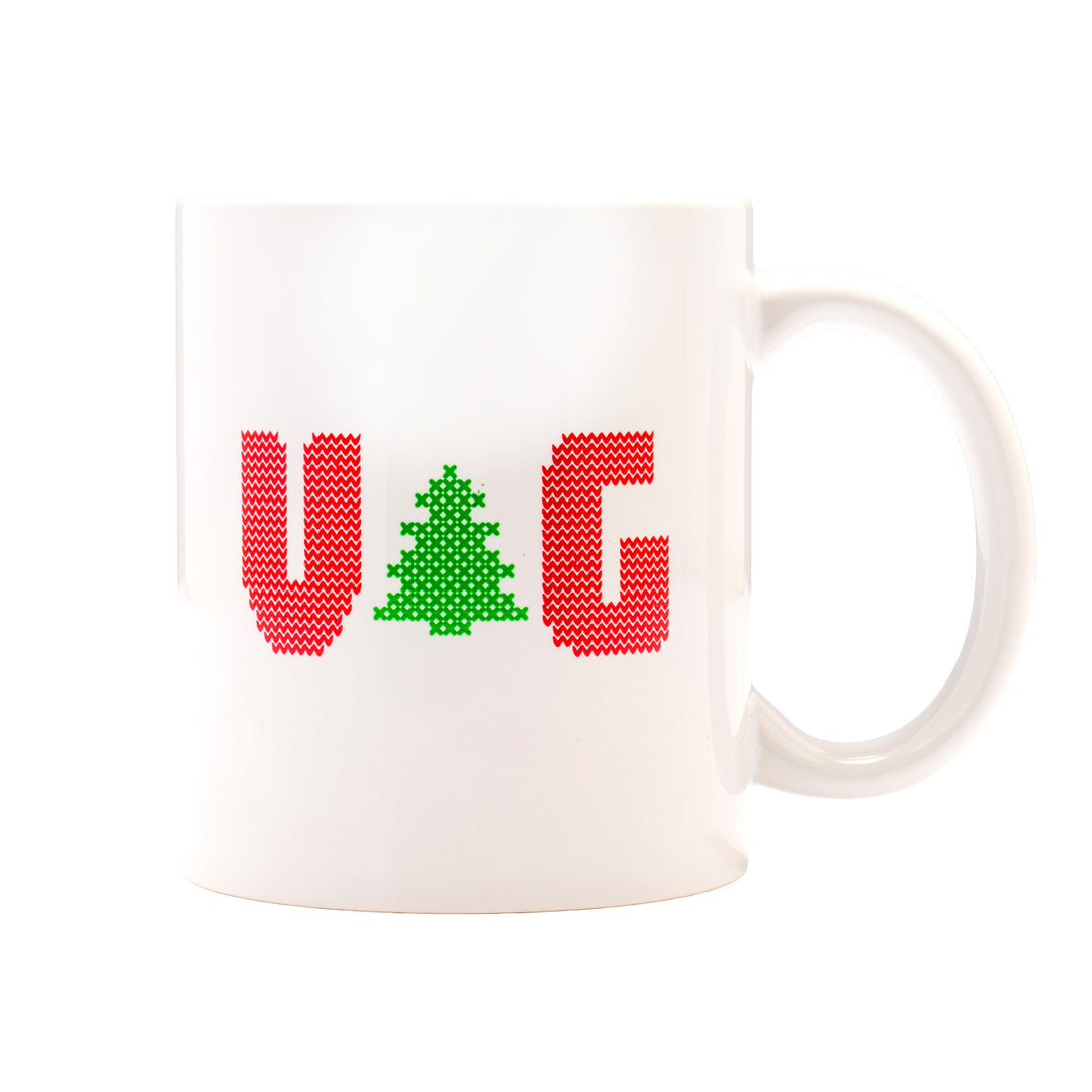Hockey Yuletide Diner Mug - - Accessories - Violent Gentlemen Hockey Lifestyle | Built by Fans for Fans | Perfect Gift for hockey fan or hockey players that live in the hockey culture