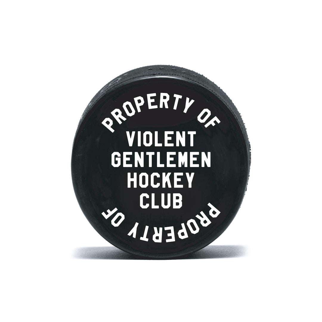 Hockey Yuletide Hockey Puck - - Accessories - Violent Gentlemen Hockey Lifestyle | Built by Fans for Fans | Perfect Gift for hockey fan or hockey players that live in the hockey culture