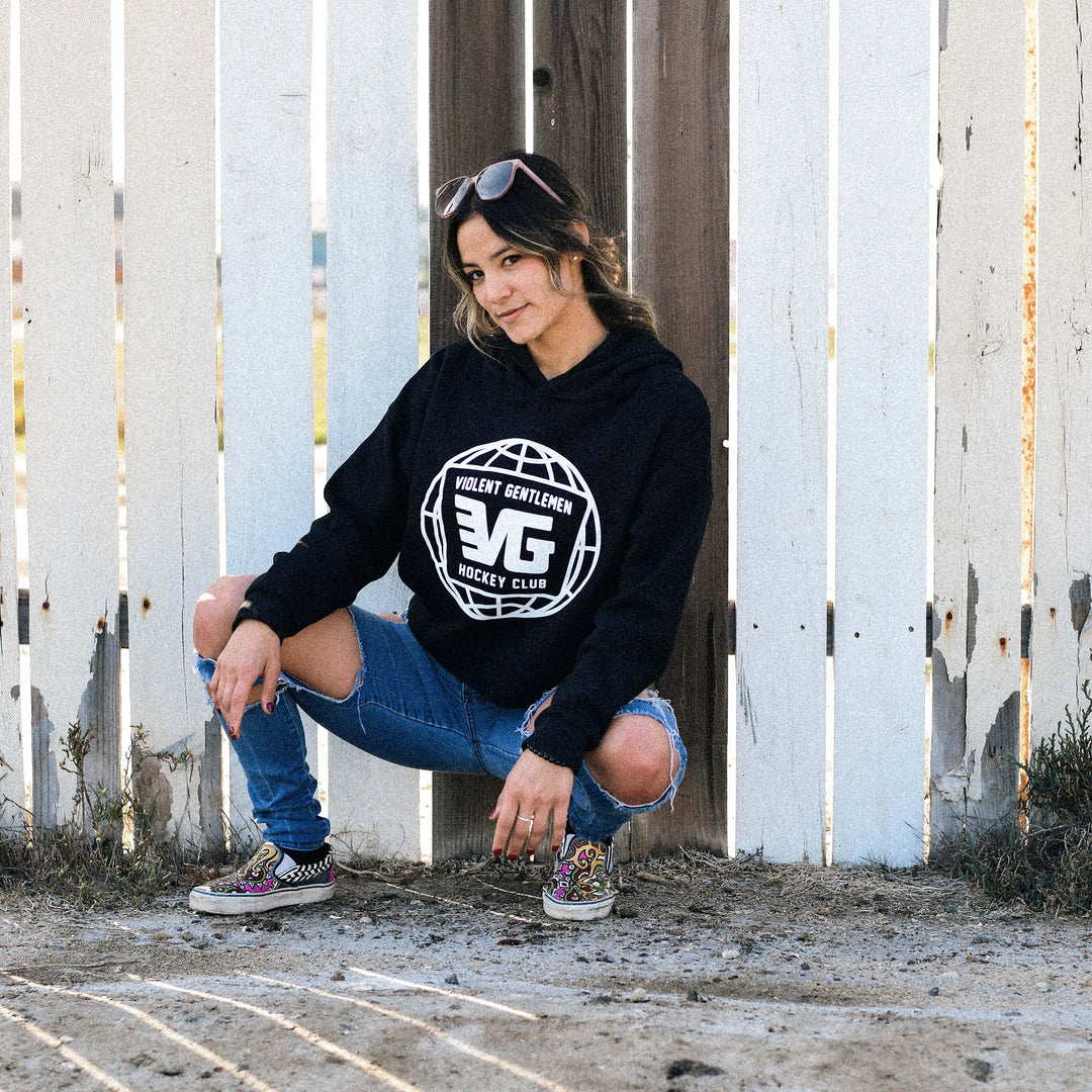 World Flyover Womens Weekender Pullover Hood - - Women's Fleece Tops - Violent Gentlemen