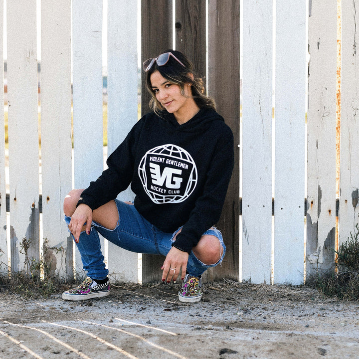 World Flyover Womens Weekender Pullover Hood - - Women's Fleece Tops - Violent Gentlemen