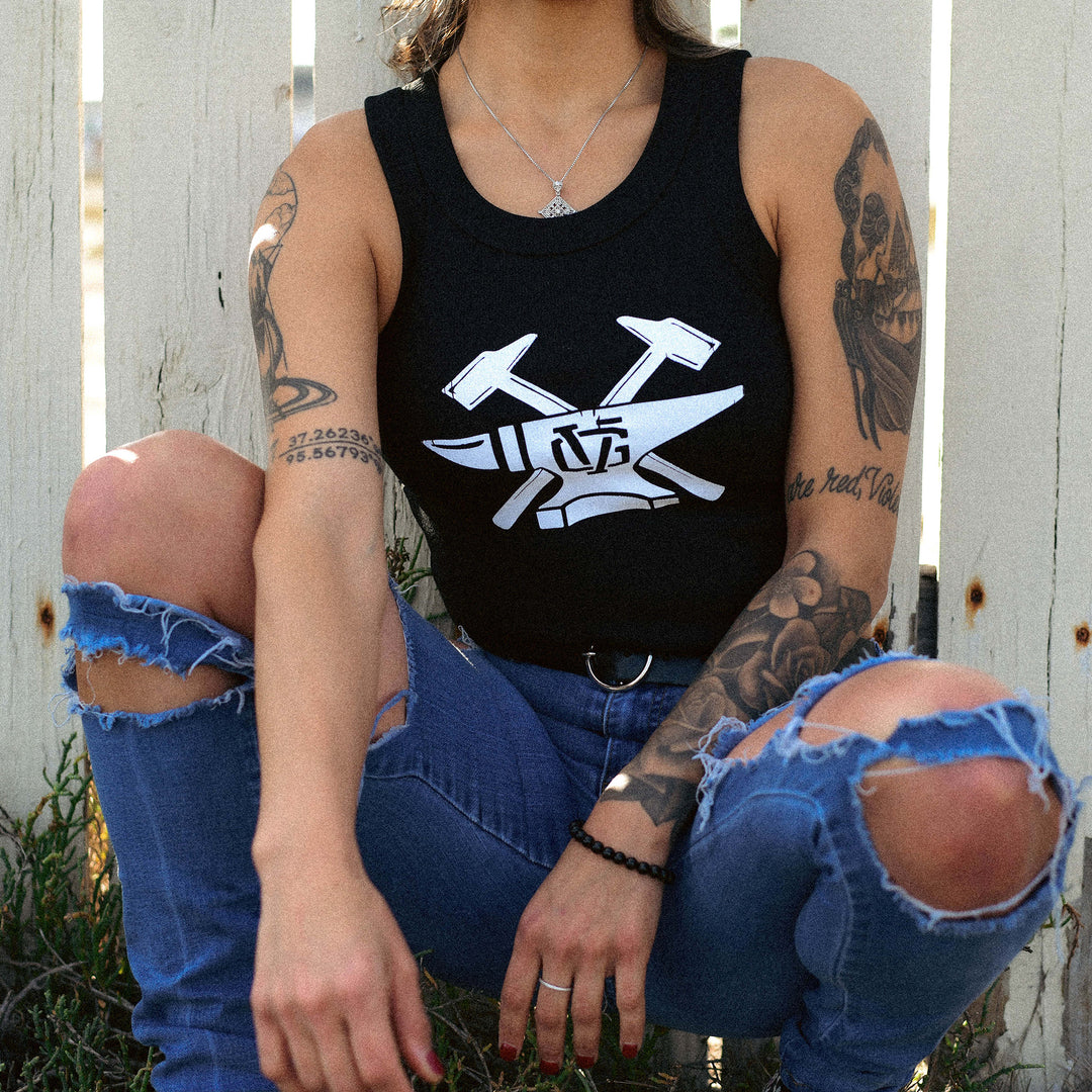 Hammerhead Womens Rib Crop Tank