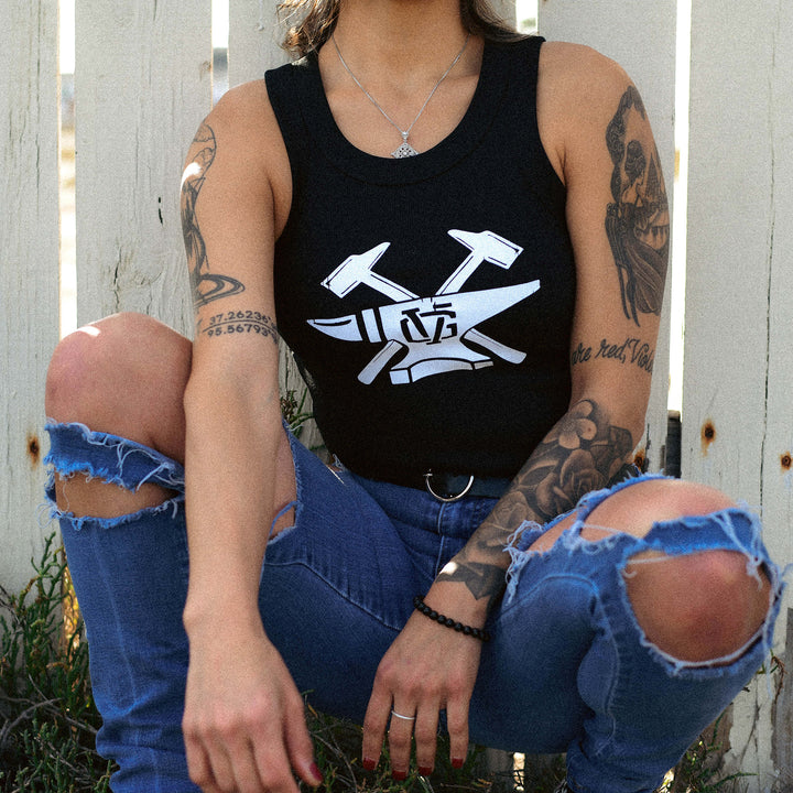 Hammerhead Womens Rib Crop Tank