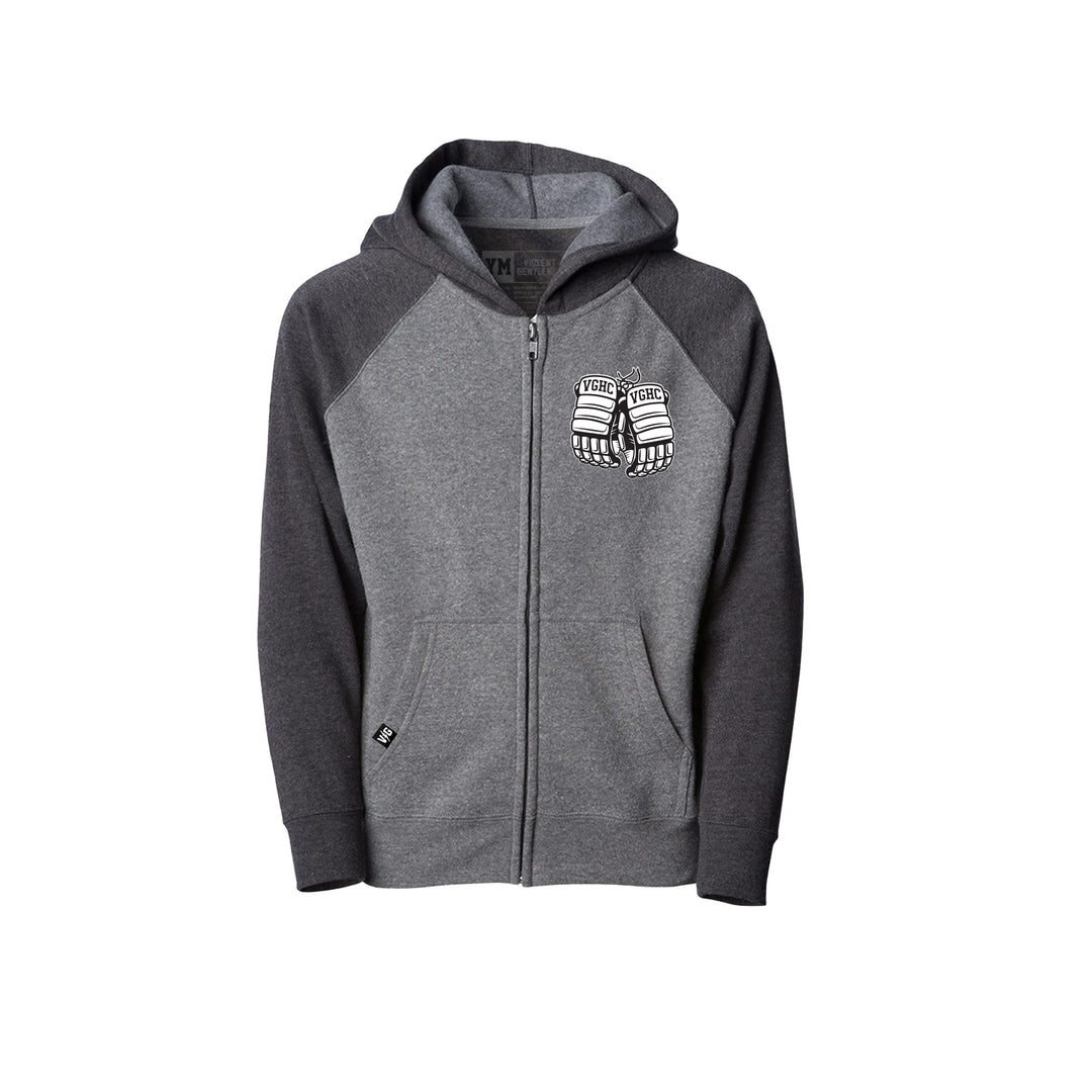 Warrior Kids Zip Hood -  - Kid's Fleece Tops - Violent Gentlemen