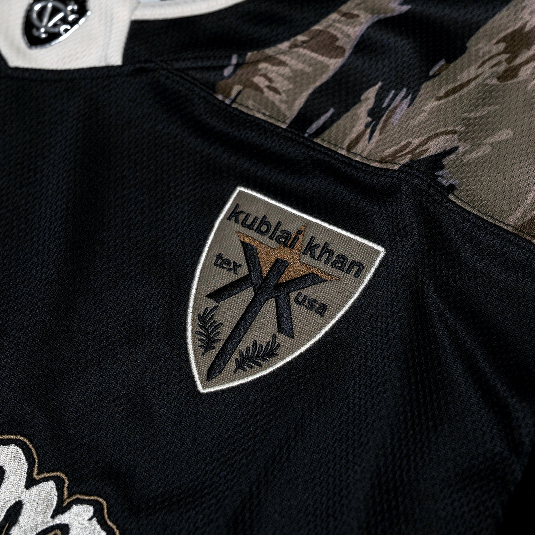 Hockey Kublai Khan Tiger Jersey - - Jerseys - Violent Gentlemen Hockey Lifestyle | Built by Fans for Fans | Perfect Gift for hockey fan or hockey players that live in the hockey culture
