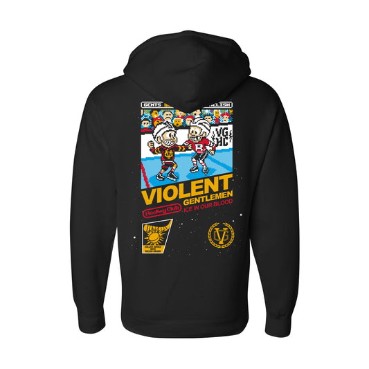 8-Bit Pullover Hood -  - Men's Fleece Tops - Violent Gentlemen