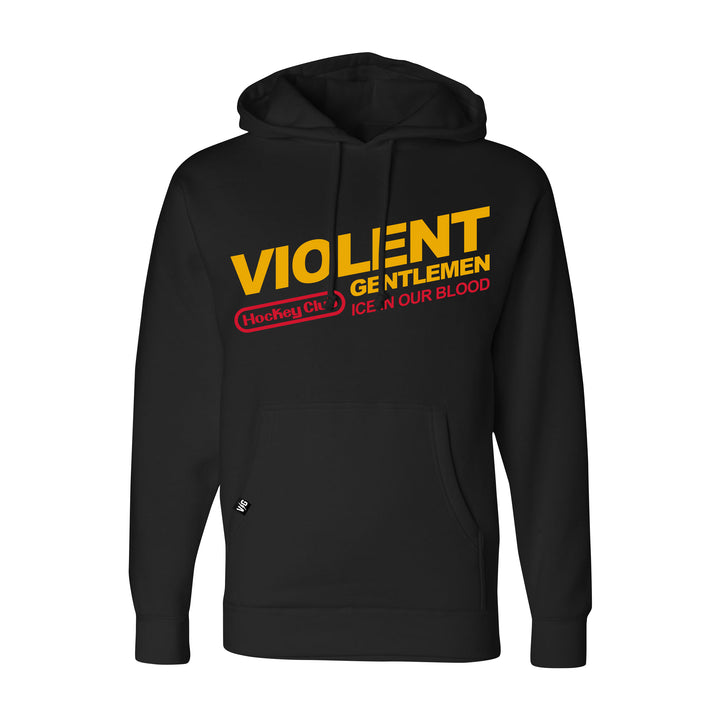 8-Bit Pullover Hood -  - Men's Fleece Tops - Violent Gentlemen