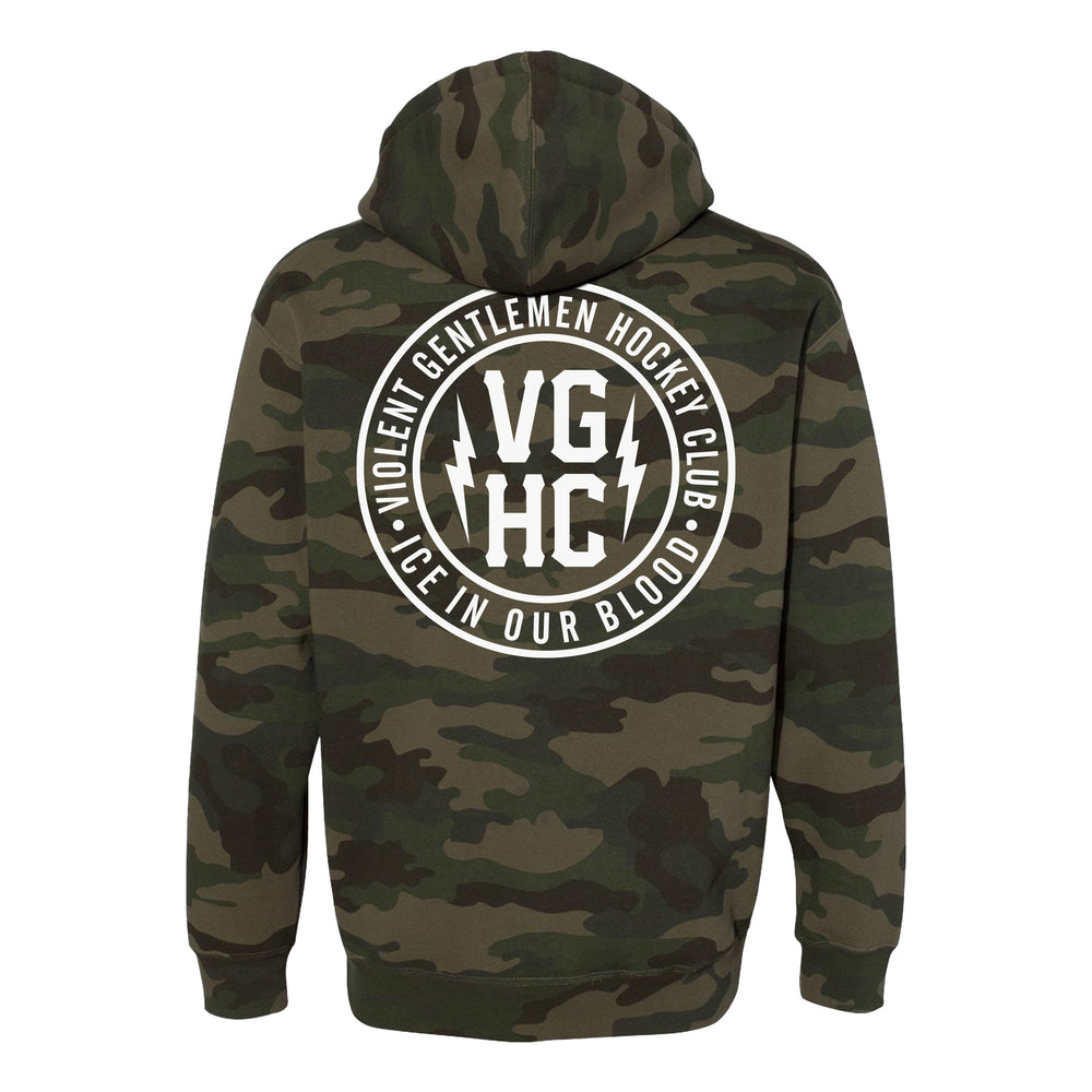 Hockey Agent Pullover Hood - - Men's Fleece Tops - Violent Gentlemen Hockey Lifestyle | Built by Fans for Fans | Perfect Gift for hockey fan or hockey players that live in the hockey culture