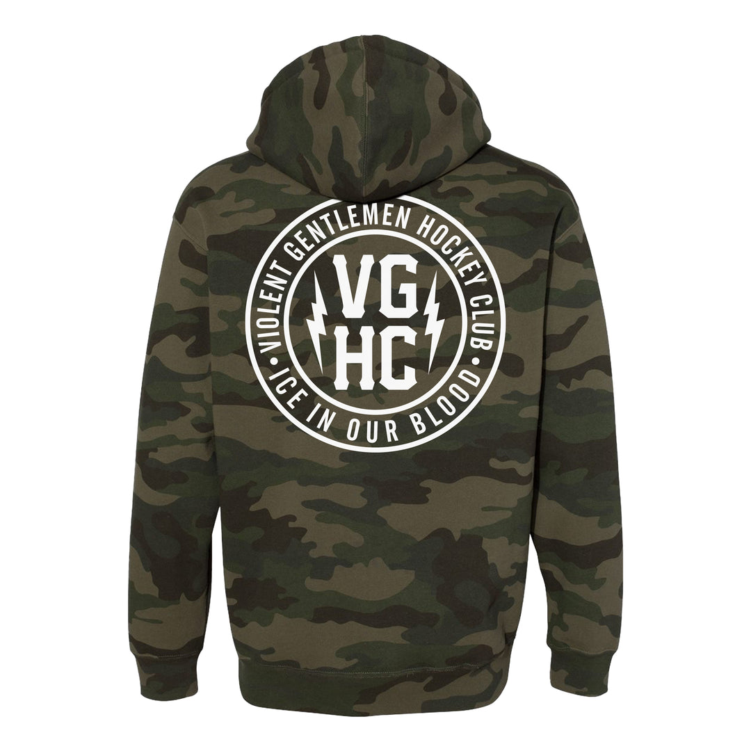 Hockey Agent Pullover Hood - - Men's Fleece Tops - Violent Gentlemen Hockey Lifestyle | Built by Fans for Fans | Perfect Gift for hockey fan or hockey players that live in the hockey culture