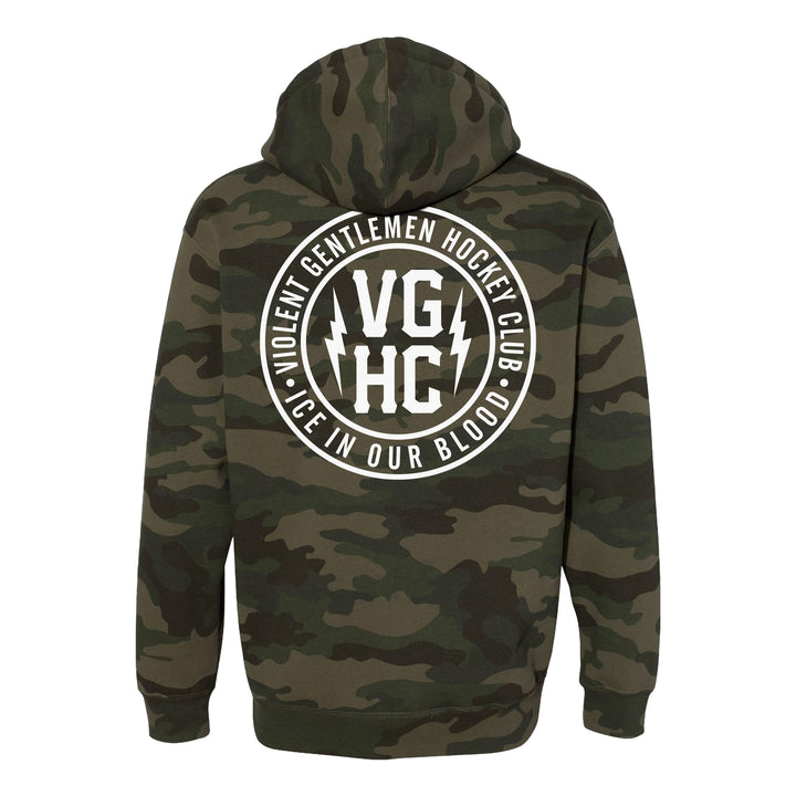 Hockey Agent Pullover Hood - - Men's Fleece Tops - Violent Gentlemen Hockey Lifestyle | Built by Fans for Fans | Perfect Gift for hockey fan or hockey players that live in the hockey culture