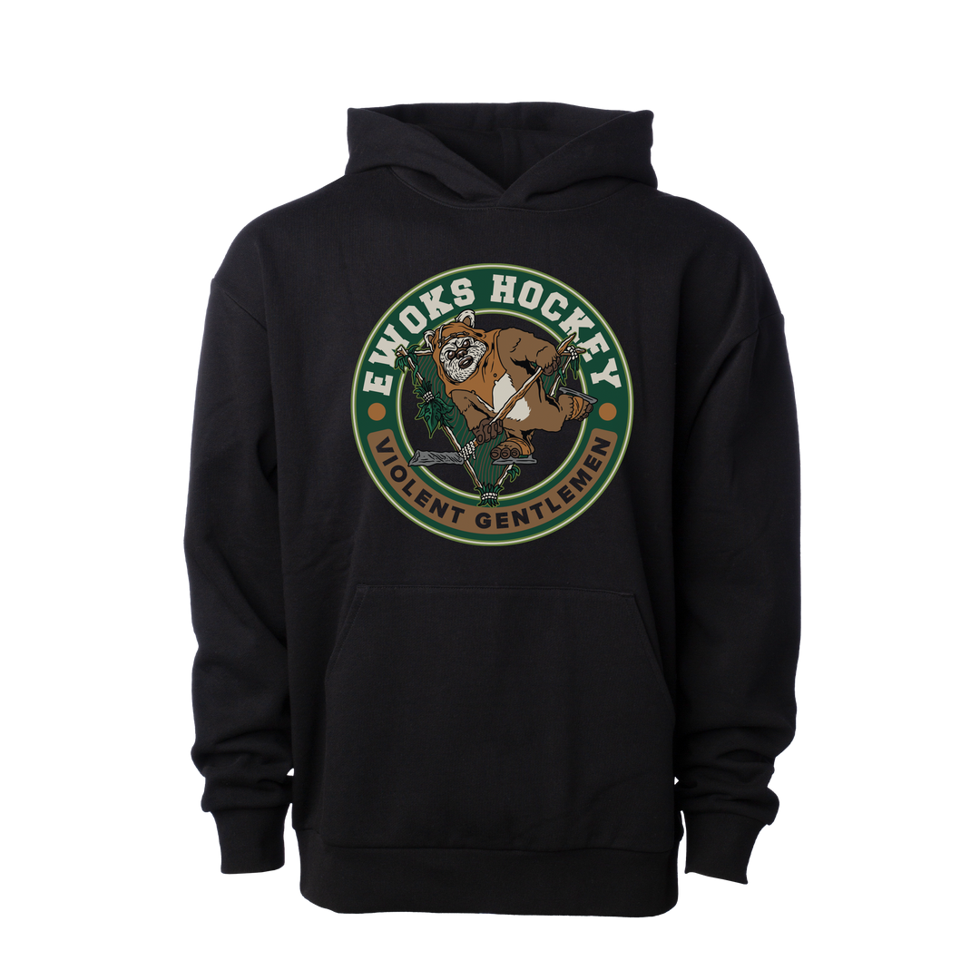 Ewoks Hockey Pullover Hood - - Men's Fleece Tops - Violent Gentlemen
