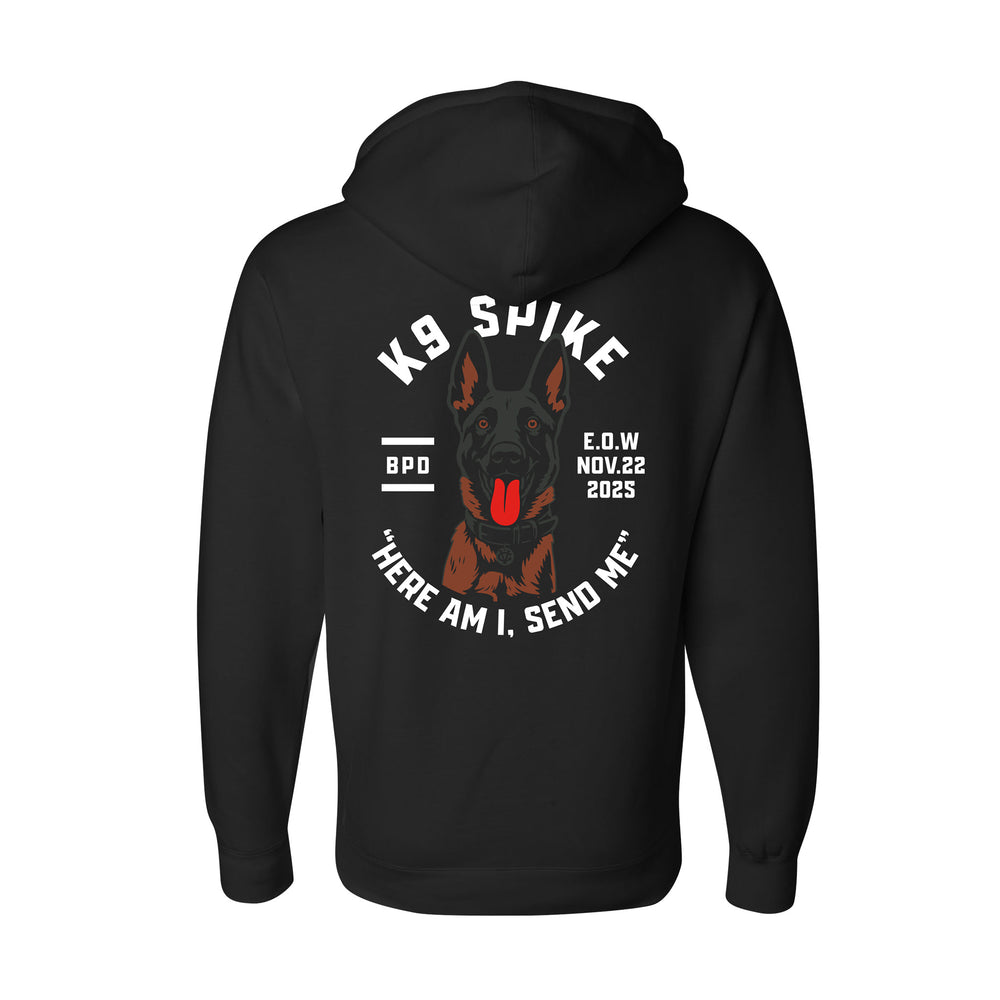Hockey K9 Spike Pullover Hood - - Men's Fleece Tops - Violent Gentlemen Hockey Lifestyle | Built by Fans for Fans | Perfect Gift for hockey fan or hockey players that live in the hockey culture