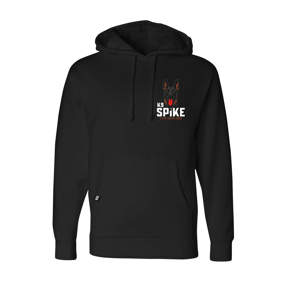 Hockey K9 Spike Pullover Hood - - Men's Fleece Tops - Violent Gentlemen Hockey Lifestyle | Built by Fans for Fans | Perfect Gift for hockey fan or hockey players that live in the hockey culture
