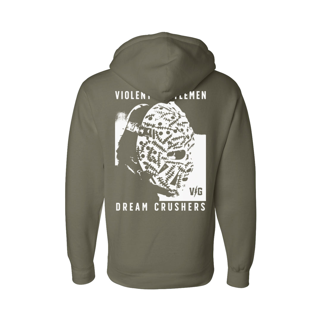 Hockey Locked In Pullover Hood - - Men's Fleece Tops - Violent Gentlemen Hockey Lifestyle | Built by Fans for Fans | Perfect Gift for hockey fan or hockey players that live in the hockey culture