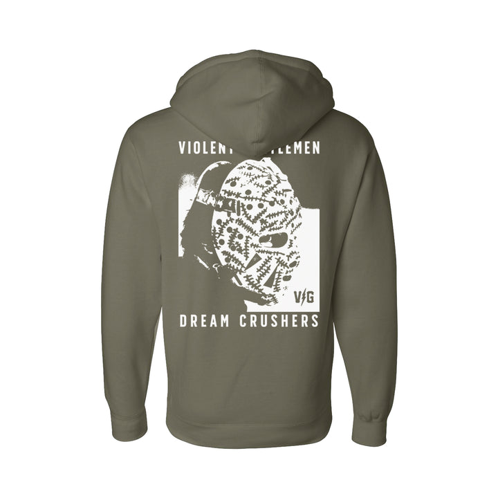 Hockey Locked In Pullover Hood - - Men's Fleece Tops - Violent Gentlemen Hockey Lifestyle | Built by Fans for Fans | Perfect Gift for hockey fan or hockey players that live in the hockey culture