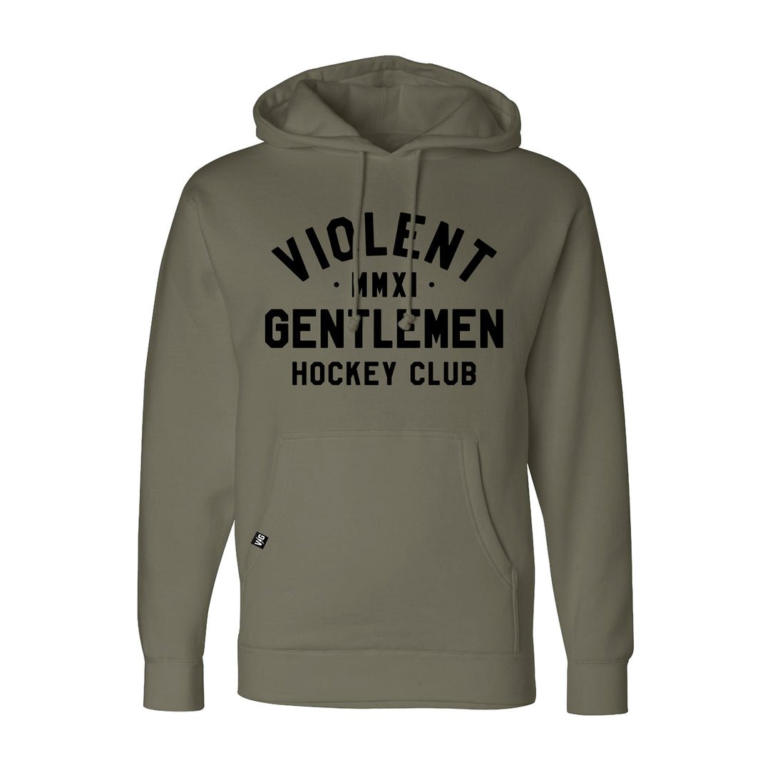 Hockey Loyalty Pullover Hood - - Men's Fleece Tops - Violent Gentlemen Hockey Lifestyle | Built by Fans for Fans | Perfect Gift for hockey fan or hockey players that live in the hockey culture
