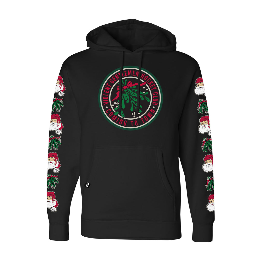 Mistletoe Pullover Hood -  - Men's Fleece Tops - Violent Gentlemen