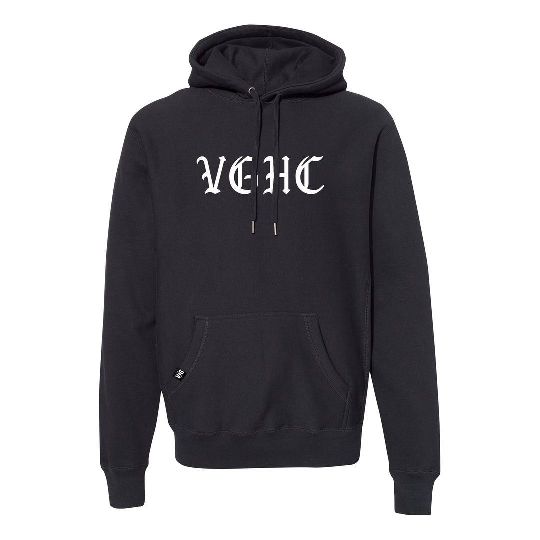 Noir Cross Grain Pullover Hood -  - Men's Fleece Tops - Violent Gentlemen