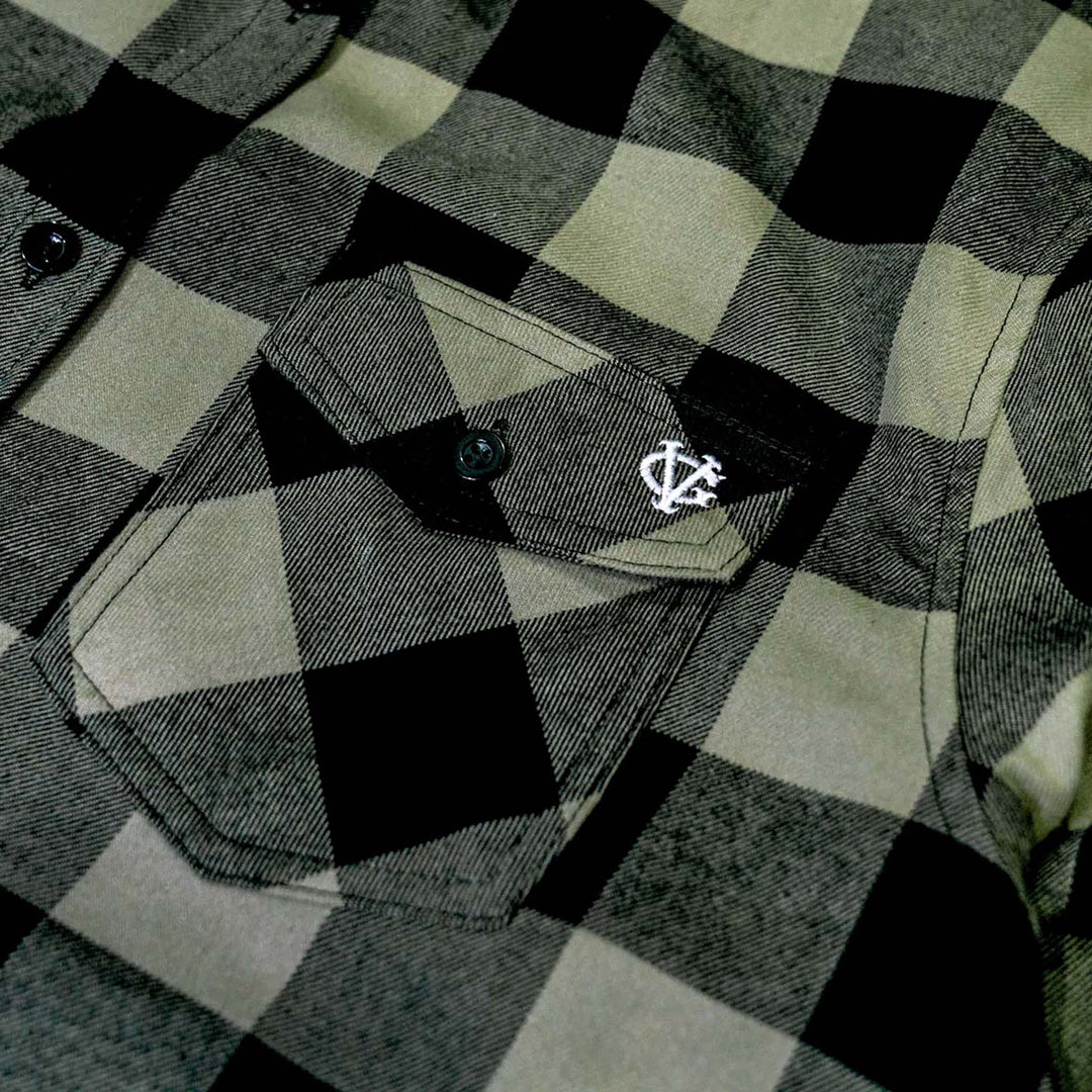 Hockey Lumberman Flannel - - Men's Flannels - Violent Gentlemen Hockey Lifestyle | Built by Fans for Fans | Perfect Gift for hockey fan or hockey players that live in the hockey culture