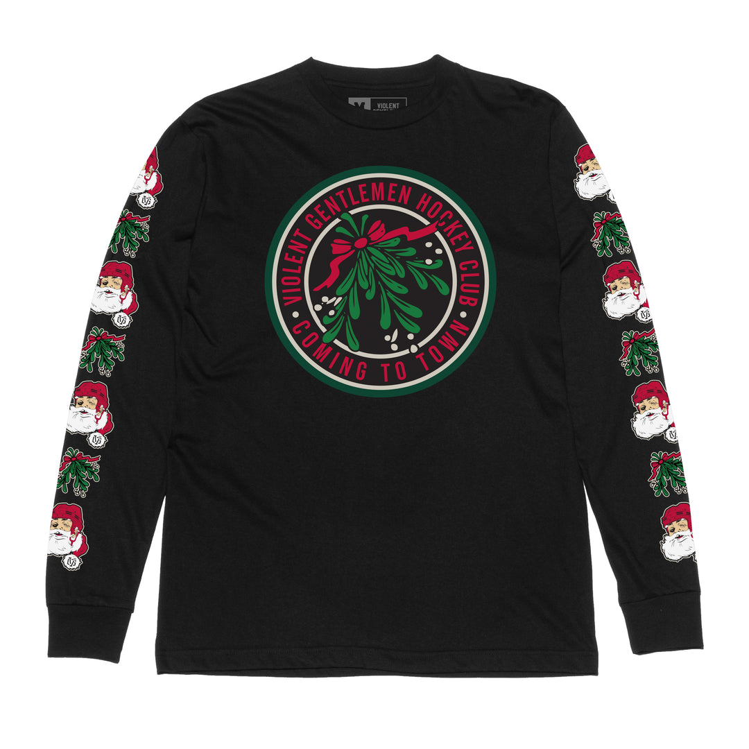 Mistletoe Long Sleeve Tee -  - Men's Long Sleeve T-Shirts - Violent Gentlemen