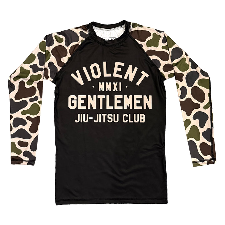 Hockey Forged Long Sleeve Rash Guard - - Men's Long Sleeve T-Shirts - Violent Gentlemen Hockey Lifestyle | Built by Fans for Fans | Perfect Gift for hockey fan or hockey players that live in the hockey culture