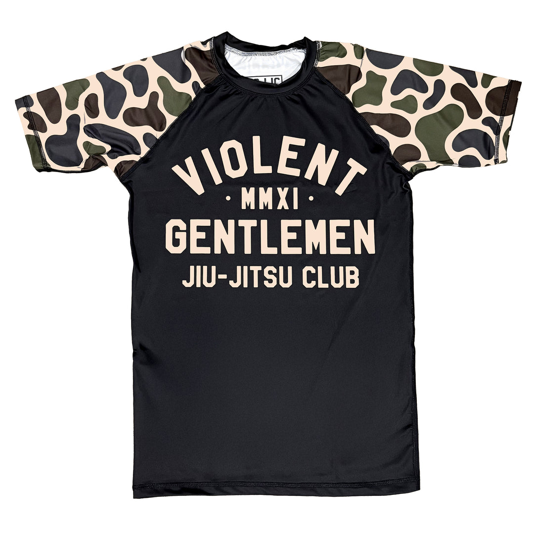 Hockey Forged Short Sleeve Rash Guard - - Men's T-Shirts - Violent Gentlemen Hockey Lifestyle | Built by Fans for Fans | Perfect Gift for hockey fan or hockey players that live in the hockey culture