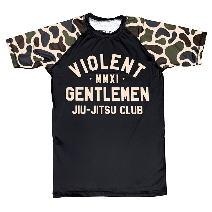 Hockey Forged Short Sleeve Rash Guard - - Men's T-Shirts - Violent Gentlemen Hockey Lifestyle | Built by Fans for Fans | Perfect Gift for hockey fan or hockey players that live in the hockey culture