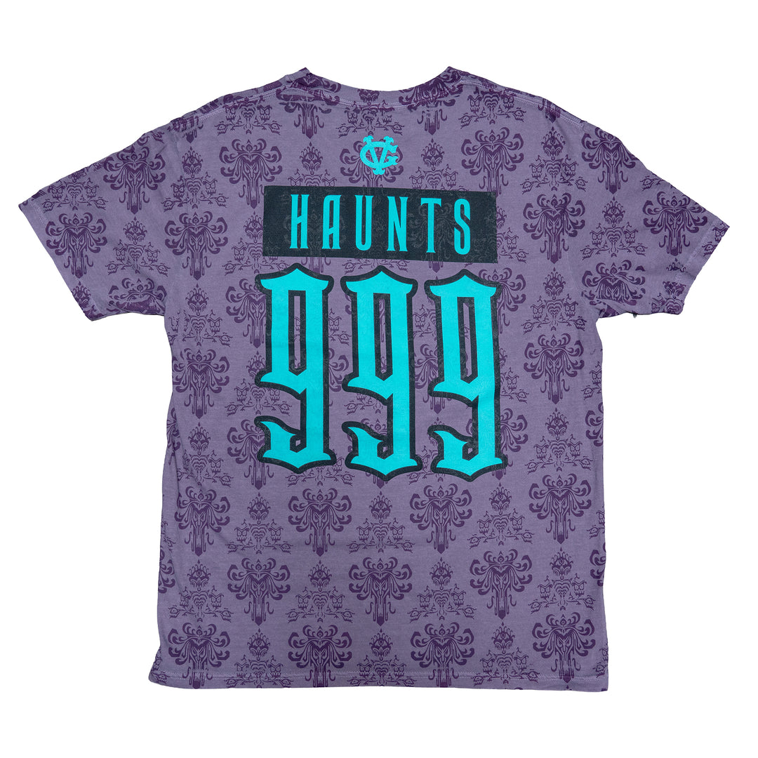 999 Haunts All-Over Vintage Tee - - Men's T-Shirts - Violent Gentlemen