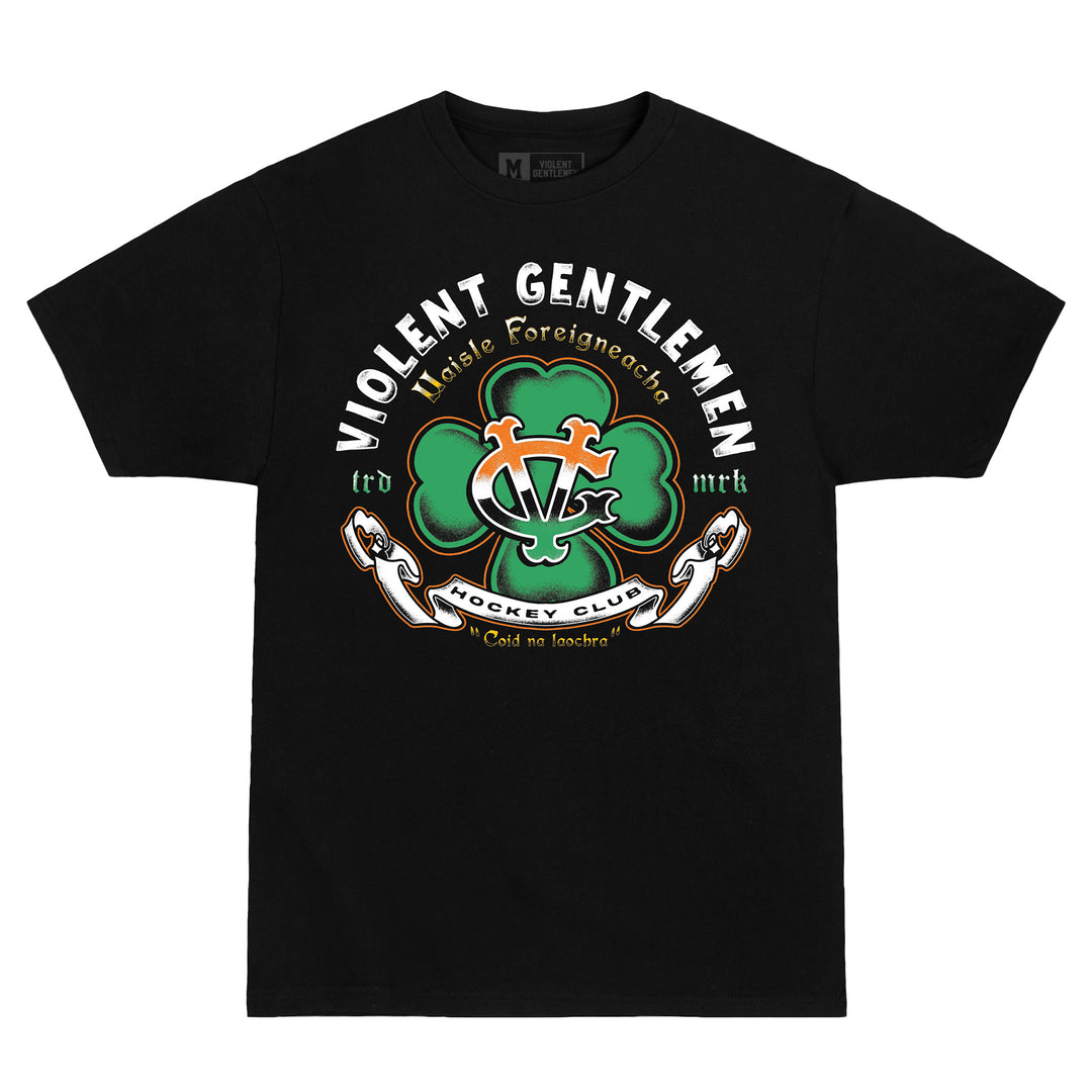 Hockey Coid Na Laochra Premium Tee - - Men's T-Shirts - Violent Gentlemen Hockey Lifestyle | Built by Fans for Fans | Perfect Gift for hockey fan or hockey players that live in the hockey culture