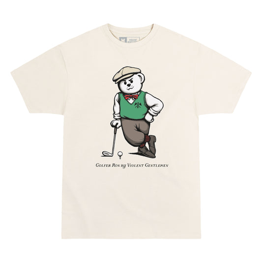 Golfer Ron Premium Tee -  - Men's T-Shirts - Violent Gentlemen