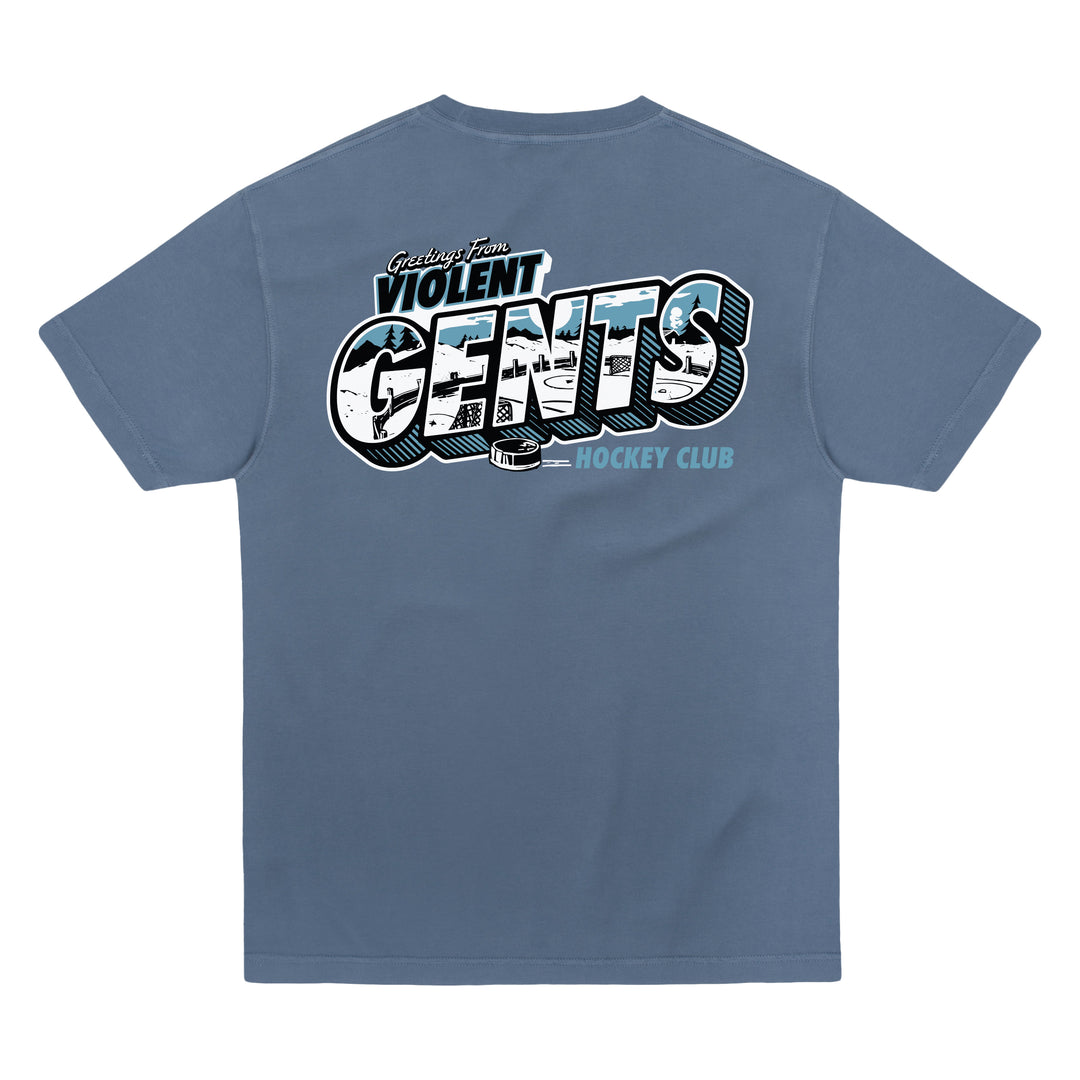 Greetings Garment Dyed Tee - - Men's T-Shirts - Violent Gentlemen