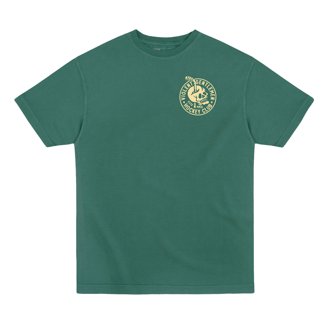 Hockey Headache Garment Dye Tee - - Men's T-Shirts - Violent Gentlemen Hockey Lifestyle | Built by Fans for Fans | Perfect Gift for hockey fan or hockey players that live in the hockey culture