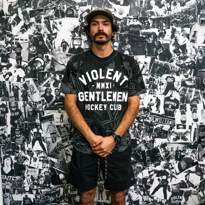 Hockey Loyalty All-Over Vintage Tee - - Men's T-Shirts - Violent Gentlemen Hockey Lifestyle | Built by Fans for Fans | Perfect Gift for hockey fan or hockey players that live in the hockey culture