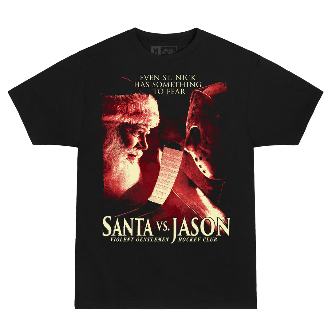Santa Vs Jason Premium Tee - - Men's T-Shirts - Violent Gentlemen