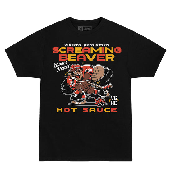 Screaming Beaver Premium Tee -  - Men's T-Shirts - Violent Gentlemen