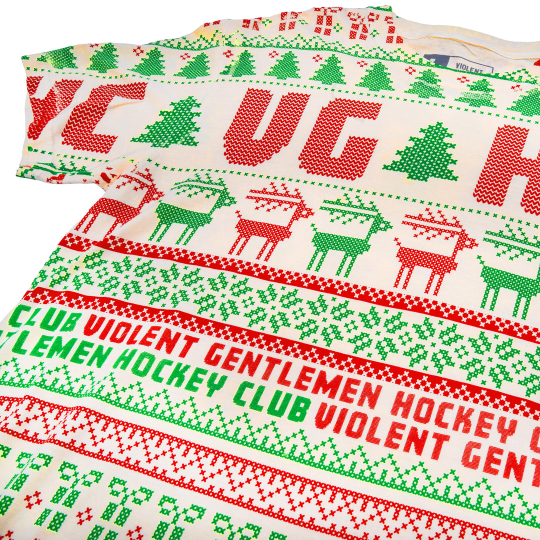 Yuletide All-Over Vintage Tee