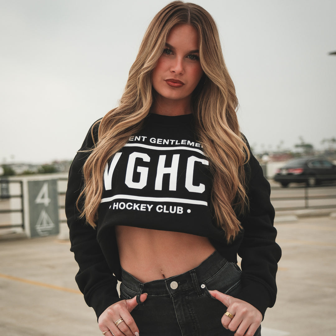 Rinkside Womens Crop Crew Neck