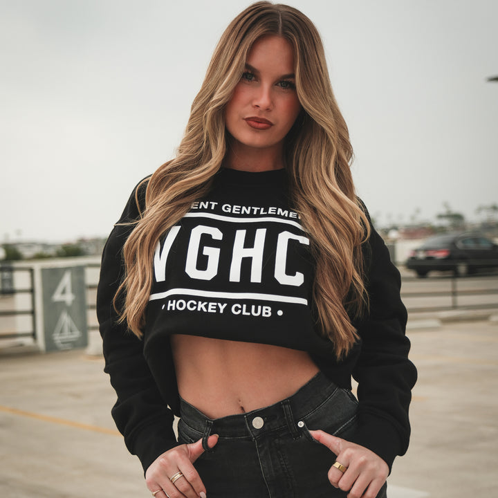 Rinkside Womens Crop Crew Neck