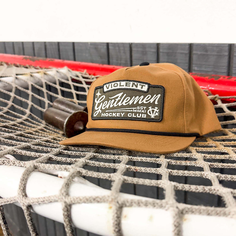 Hockey Supercab Rope Hat - - Hats - Violent Gentlemen Hockey Lifestyle | Built by Fans for Fans | Perfect Gift for hockey fan or hockey players that live in the hockey culture