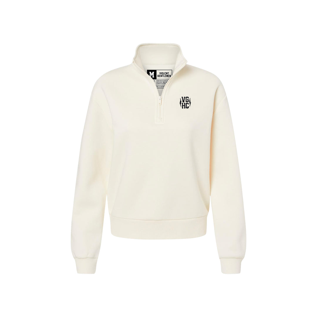 Bolts Womens Quarter Zip Fleece -  - Women's Fleece Tops - Violent Gentlemen