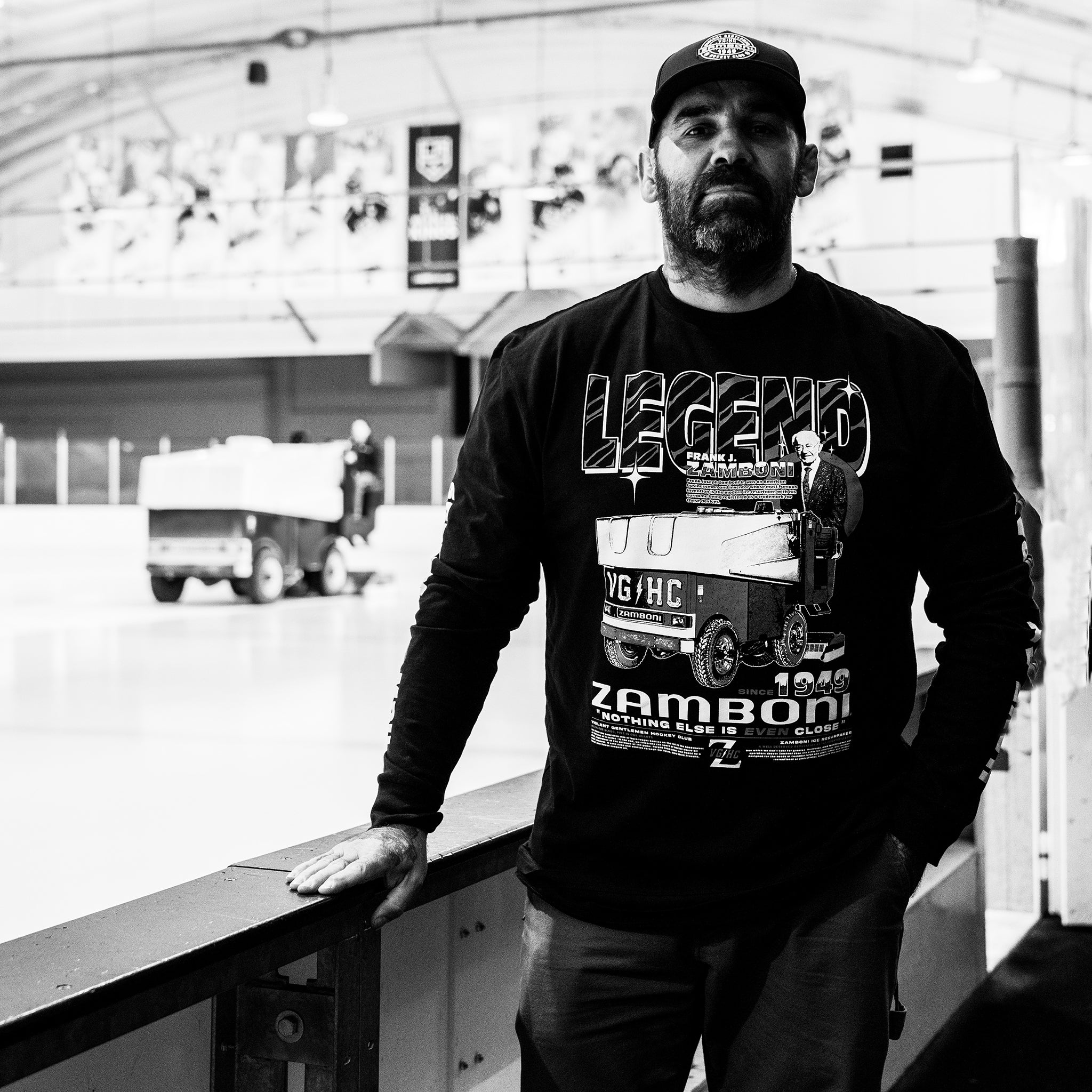 Frank J Zamboni Long Sleeve Tee | VGHC – Violent Gentlemen