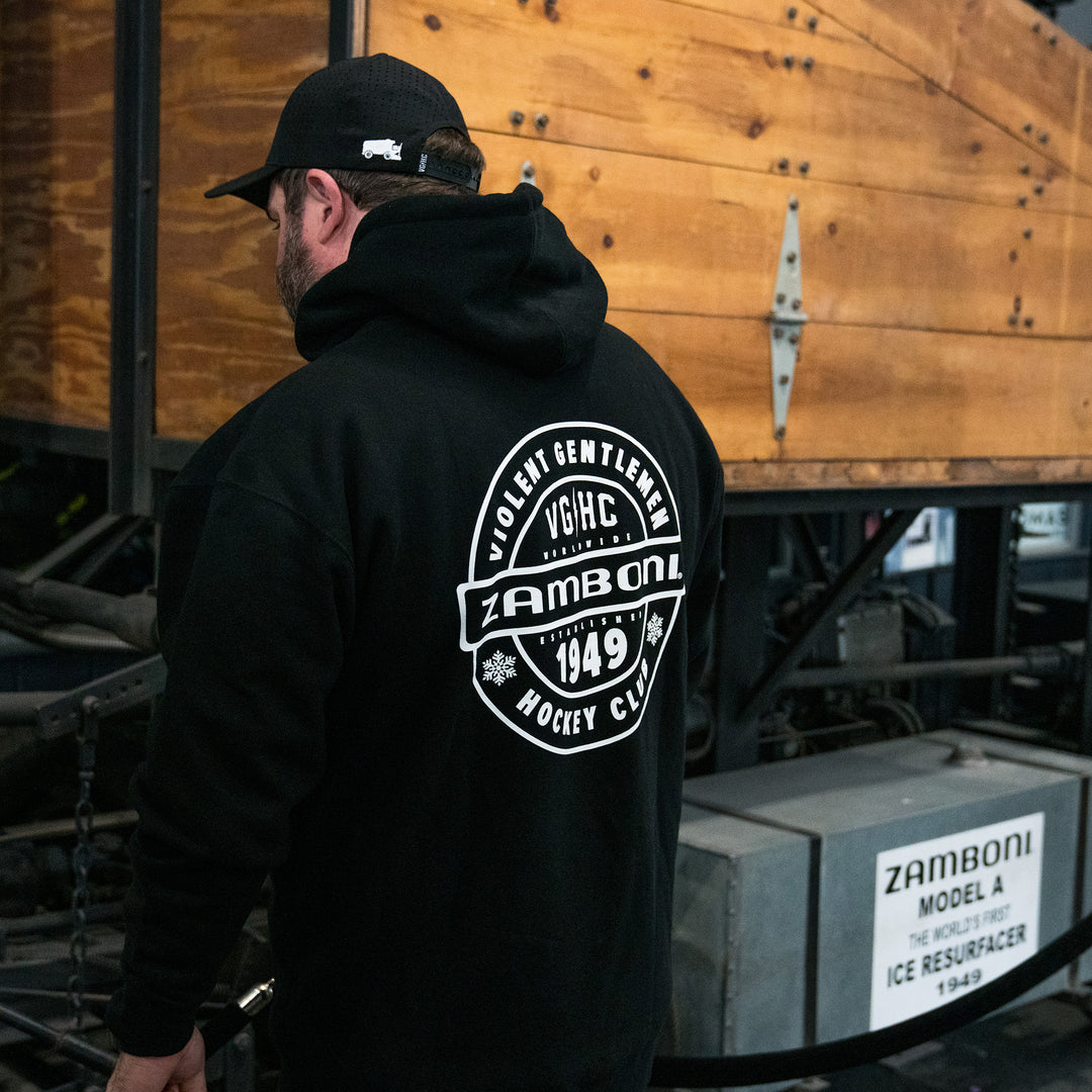 Zamboni 1949 Pullover Hood - - Men's Fleece Tops - Violent Gentlemen