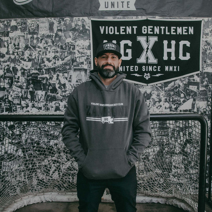 Two Line Pass Relaxed Pullover Hood