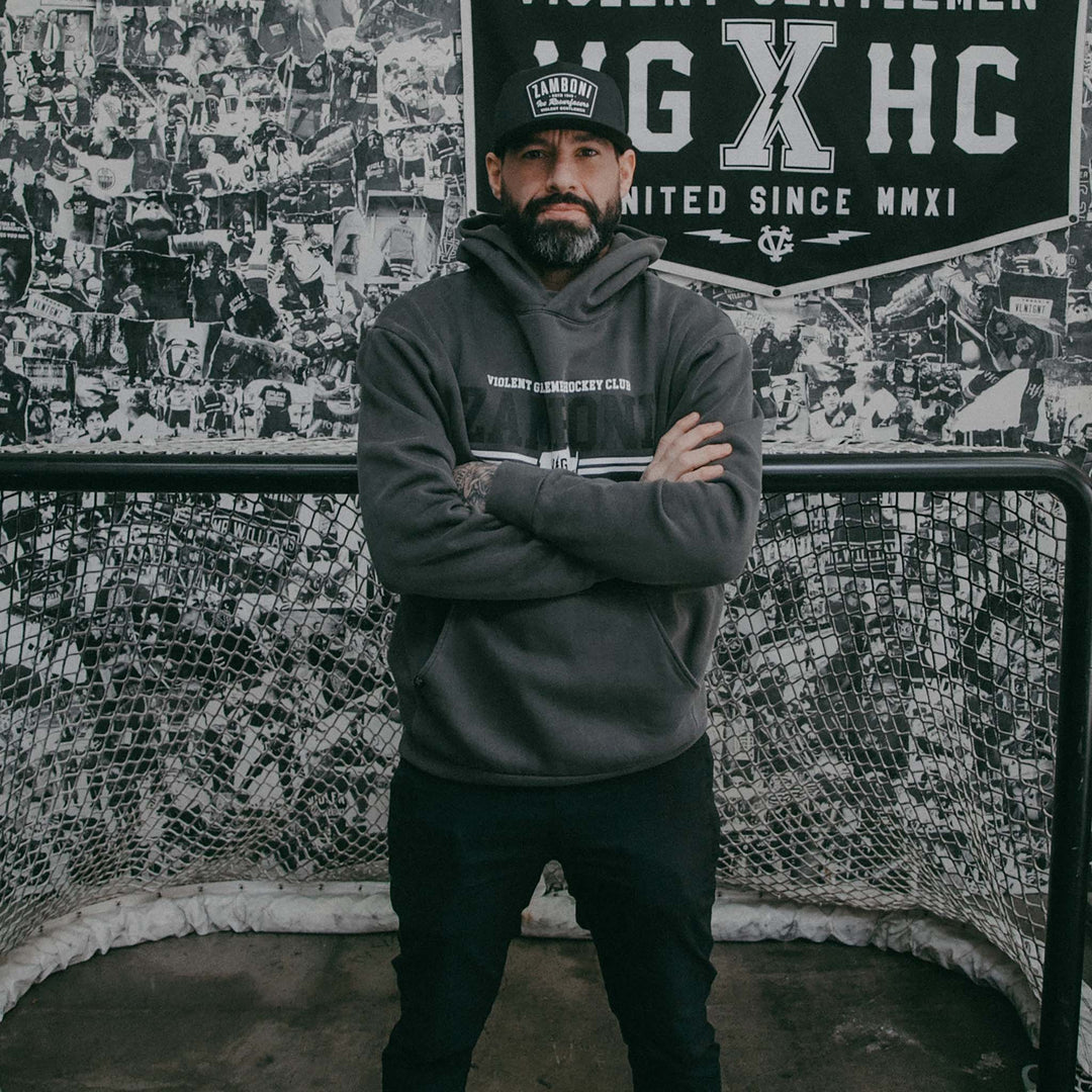 Two Line Pass Relaxed Pullover Hood