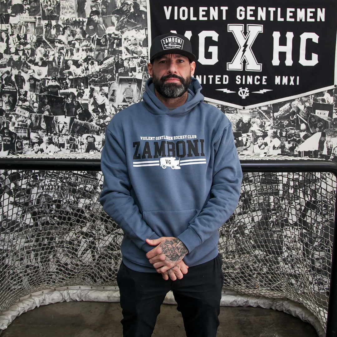 Two Line Pass Relaxed Pullover Hood