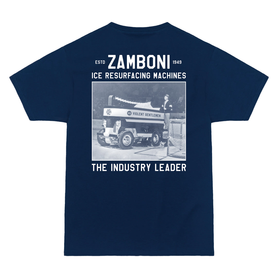 Hockey Ice Resurfacing Machines Premium Tee - - Men's T-Shirts - Violent Gentlemen Hockey Lifestyle | Built by Fans for Fans | Perfect Gift for hockey fan or hockey players that live in the hockey culture