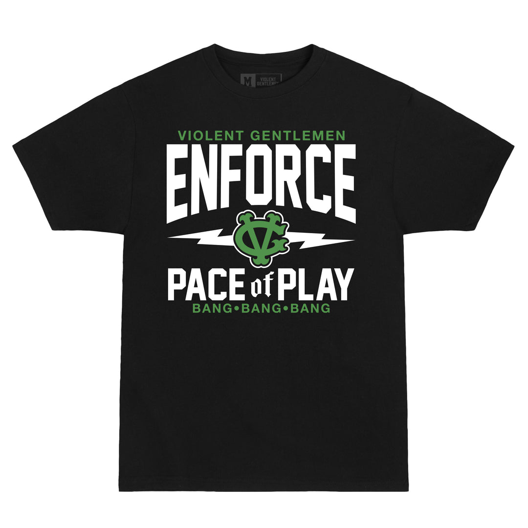 Enforce Pace of Play Premium Tee - - Men's T-Shirts - Violent Gentlemen